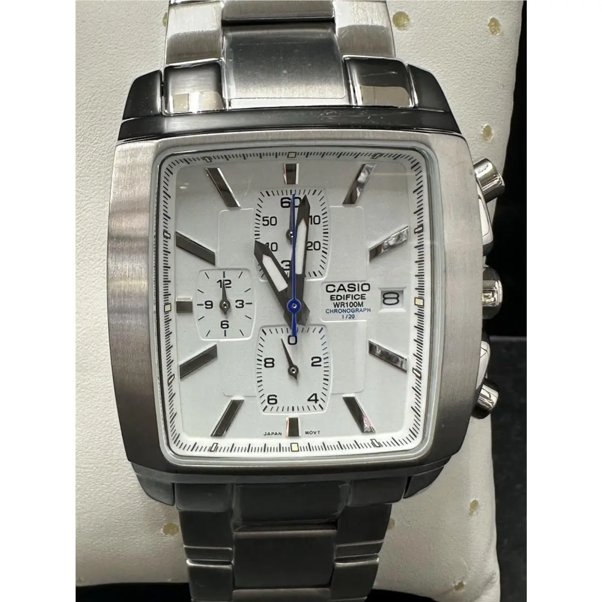 Casio Edifice EF509D-7A White Dial Men’s Watch