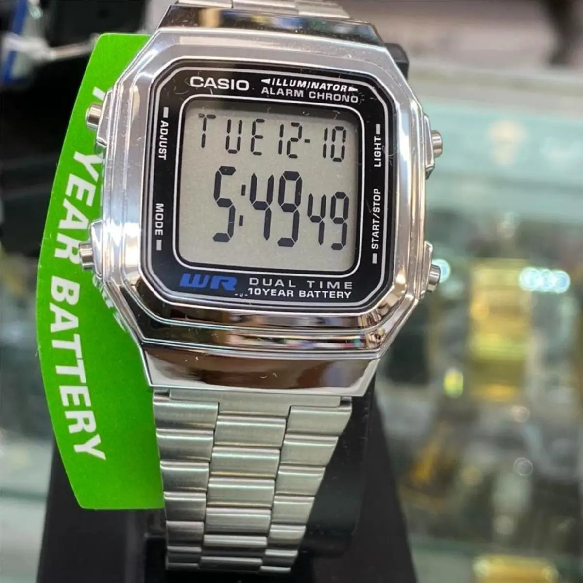 Casio Watch For Men Medium Size 32 mm Diameter Fits 8 Inches Long Item