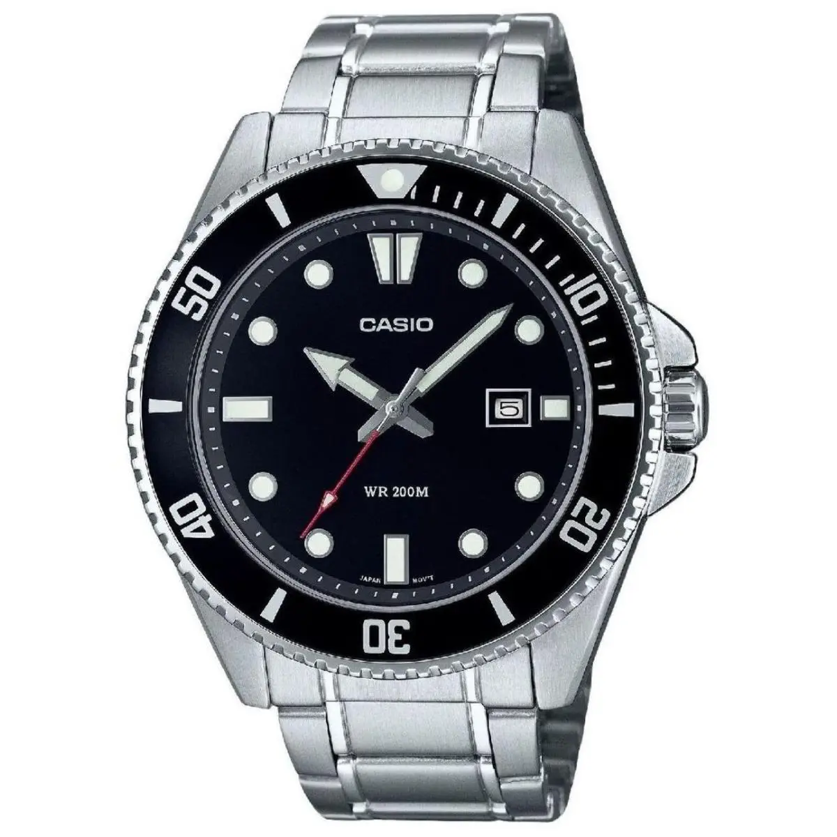 Casio MDV107D-1A1 Men`s Diver`s Style 200 M Sports Dive MDV-107D Steel Watch