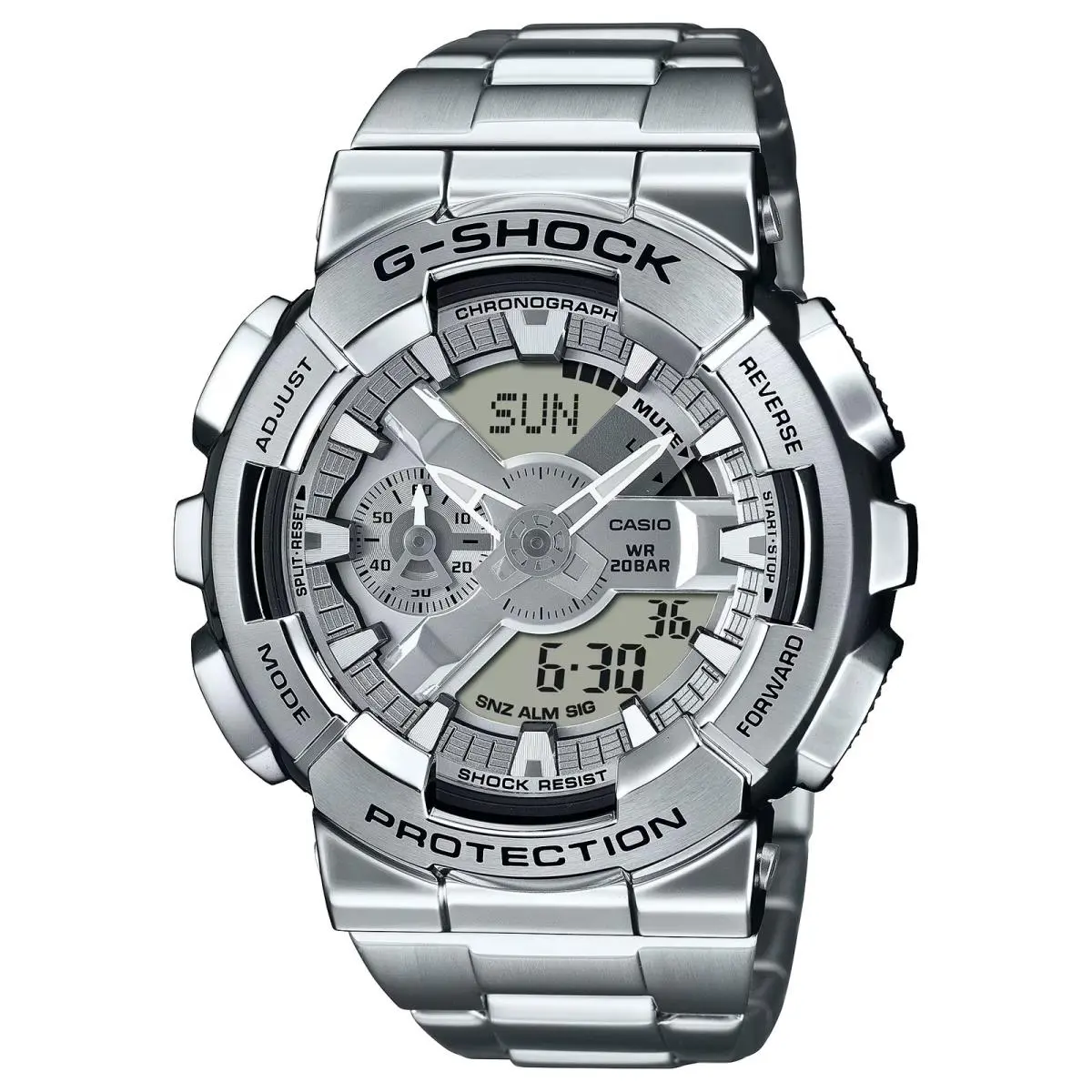 G-shock GM-110D-8A GM110D-8A Steel Bezel A/d Watch by Casio