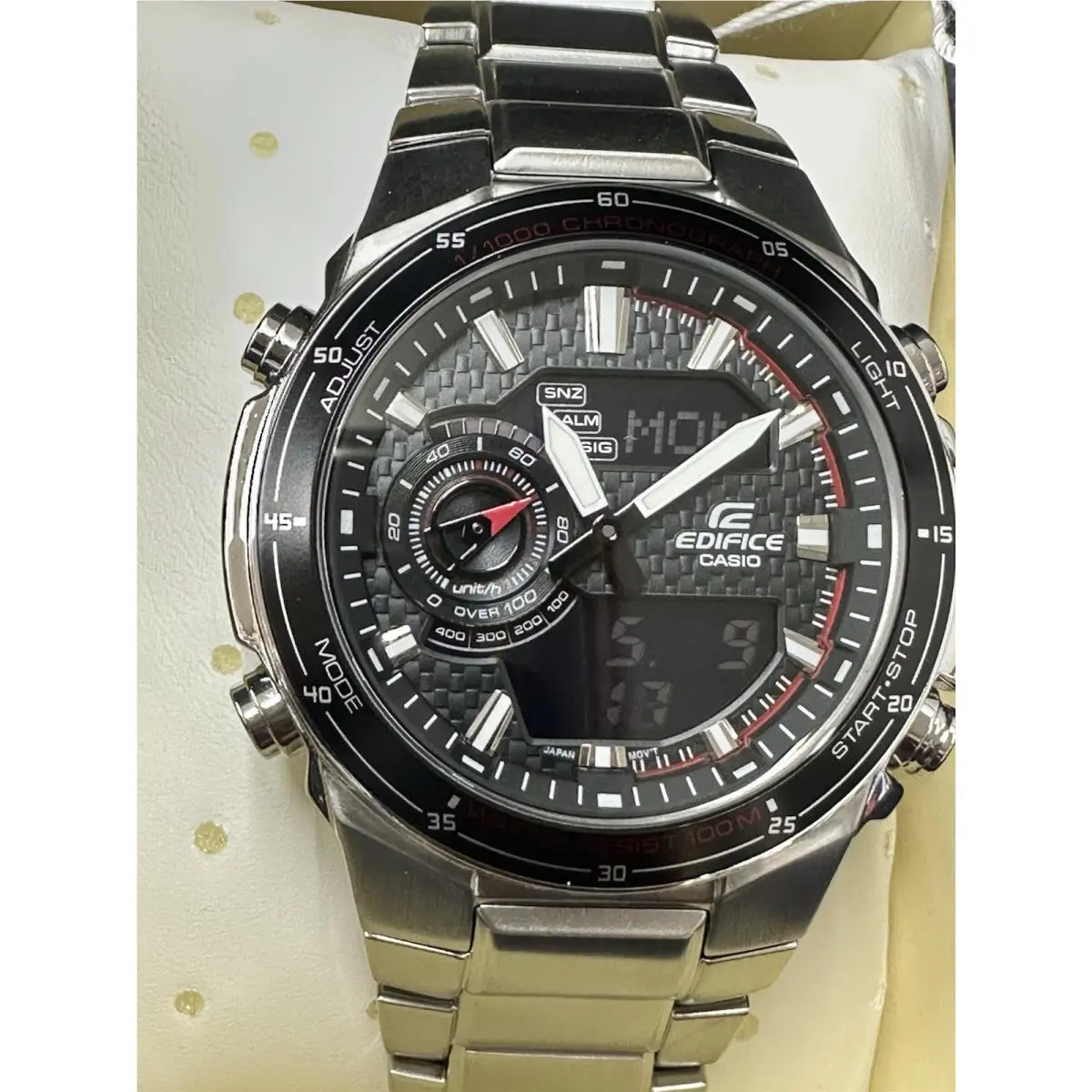 Casio Edifice EFA-131D-1A1 Black Dial Men’s Watch