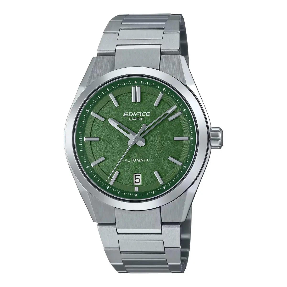 Casio Edifice Automatic Wristwatch Mens EFK100D3ADR 43mm Green Dial
