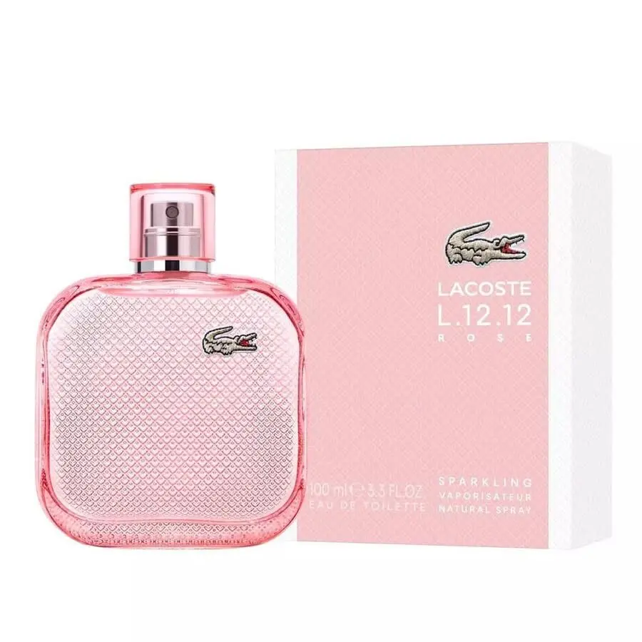 Lacoste Ladies L.12.12 Rose Sparkling Edt Spray 3.3 oz Fragrances 3386460149198