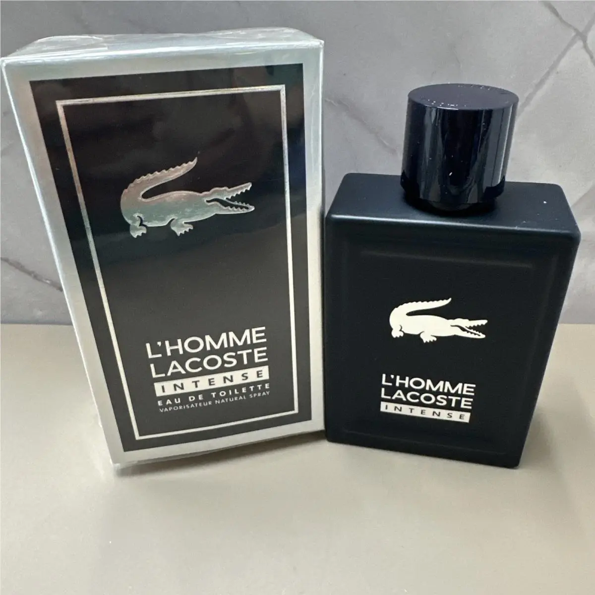 Lacoste L`homme Intense Eau de Toilette 3.3 oz Edt For Men
