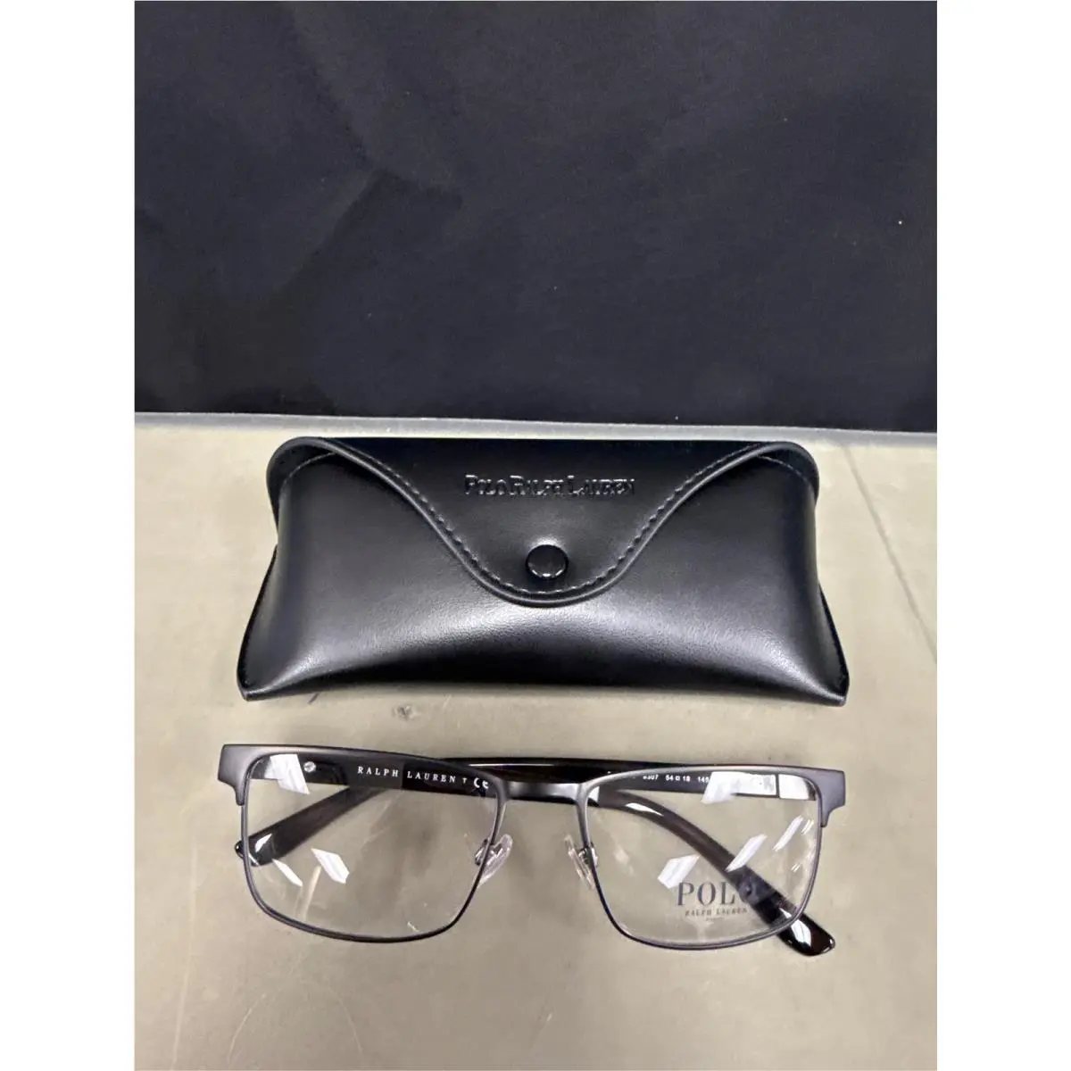 Polo Ralph Lauren Man PH1222 9307 Optical Frames Metal Grey Transparent Squared