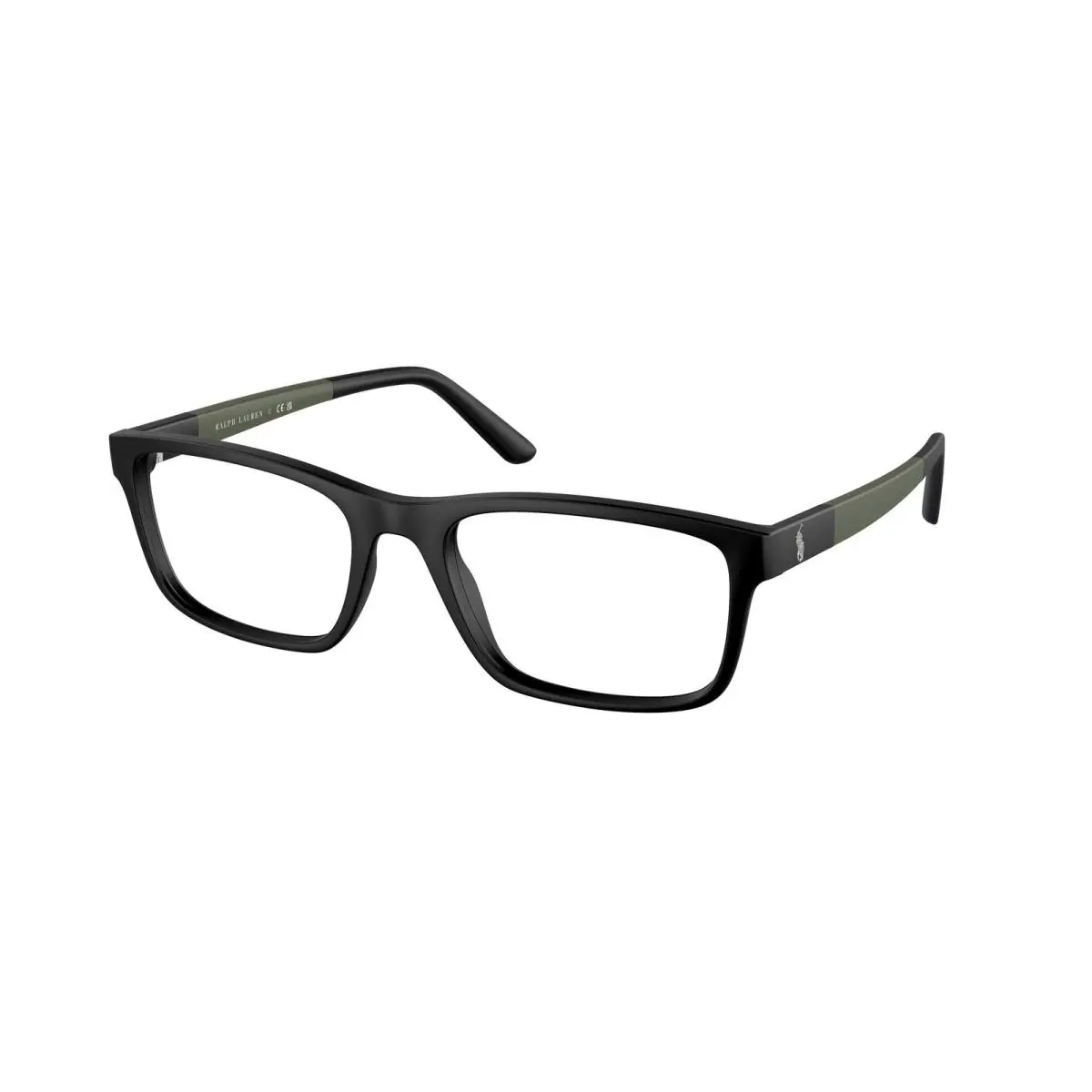 Ralph Lauren Polo PH2212 5504 Matte Black Demo Lens 55 mm Men`s Eyeglasses