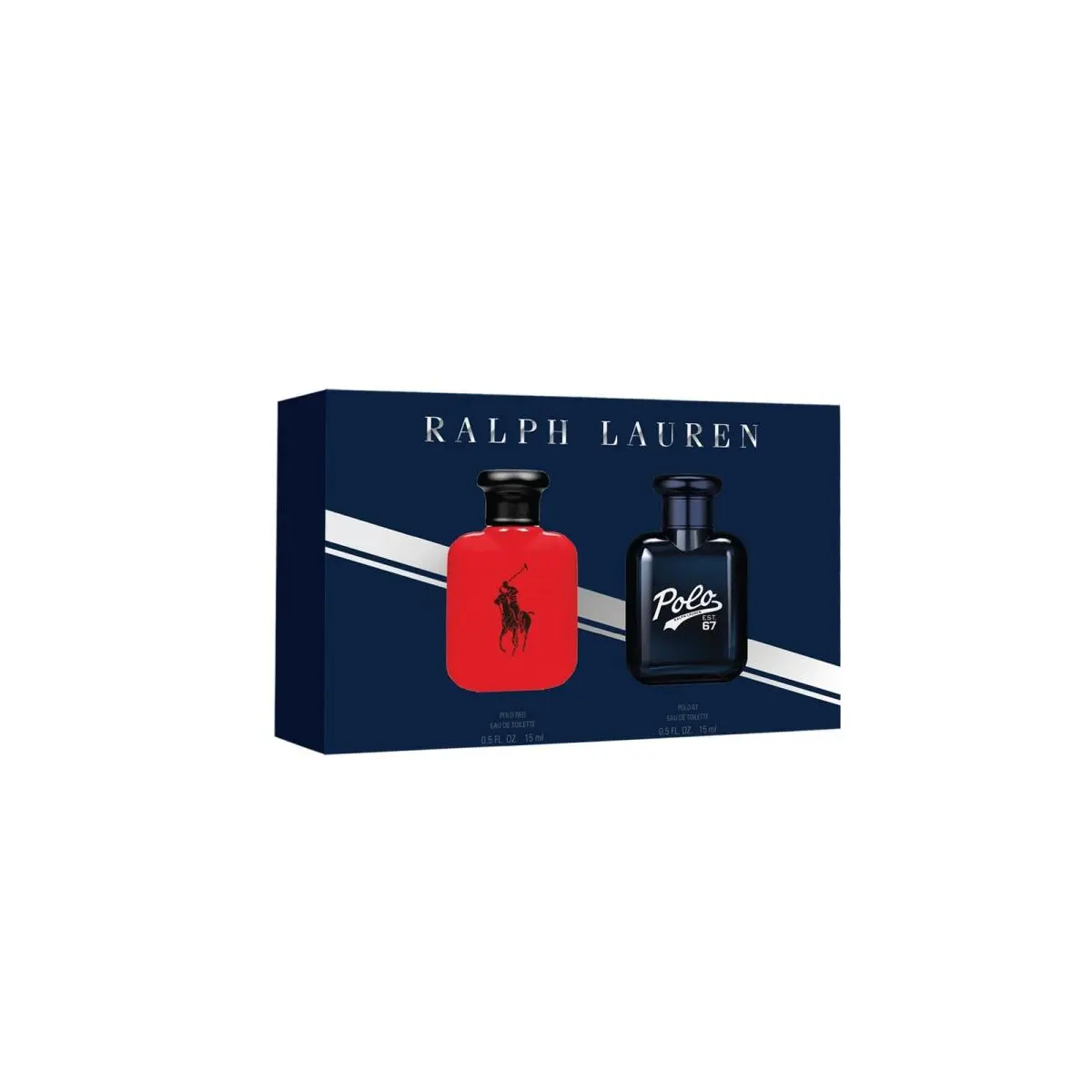 Ralph Lauren World of Polo Duo Gift Set Men`s Cologne 1.1 Fl Oz Pack 1