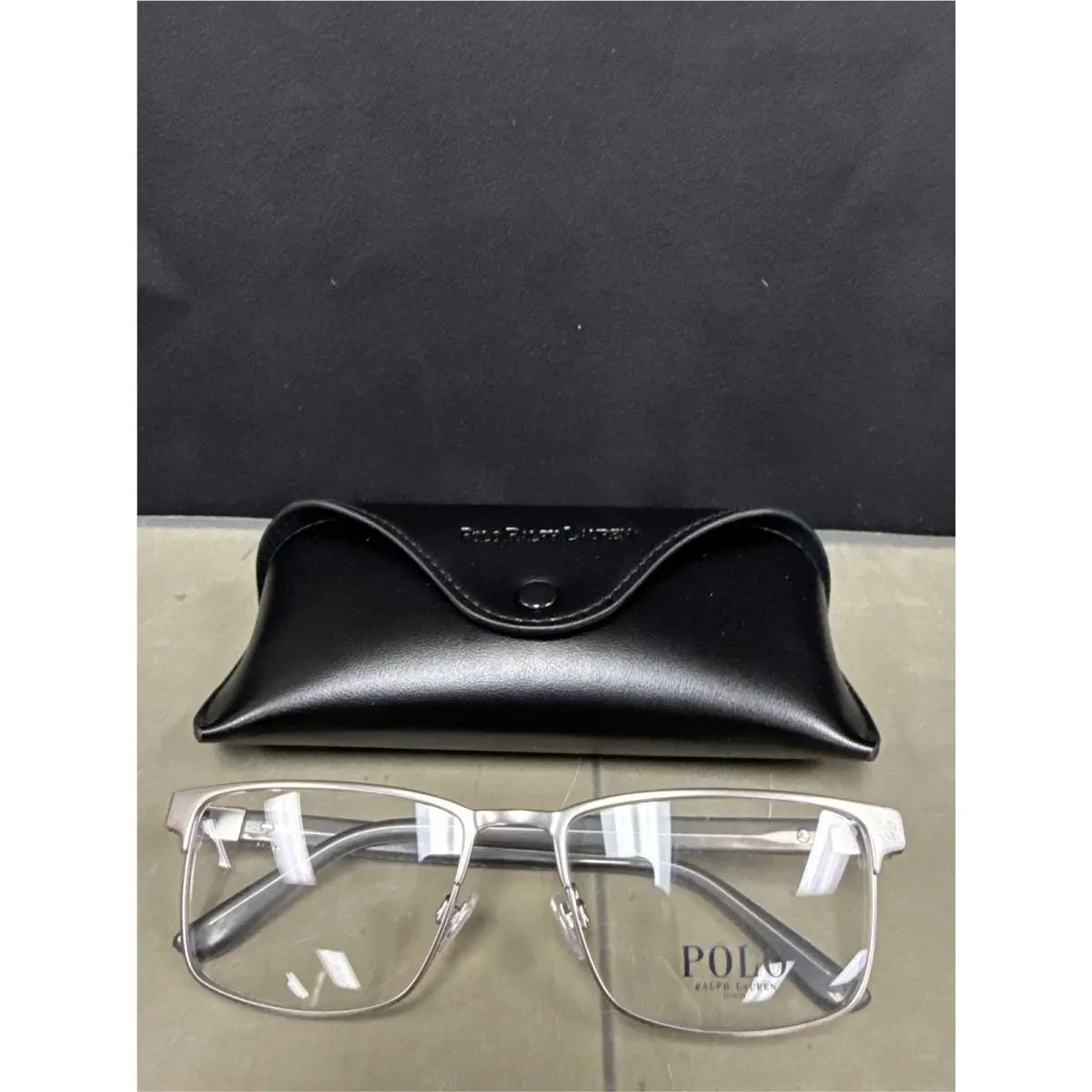 Polo Ralph Lauren PH1222 9316 Men`s Glasses Silver Size 56 - Free Lenses - Blue