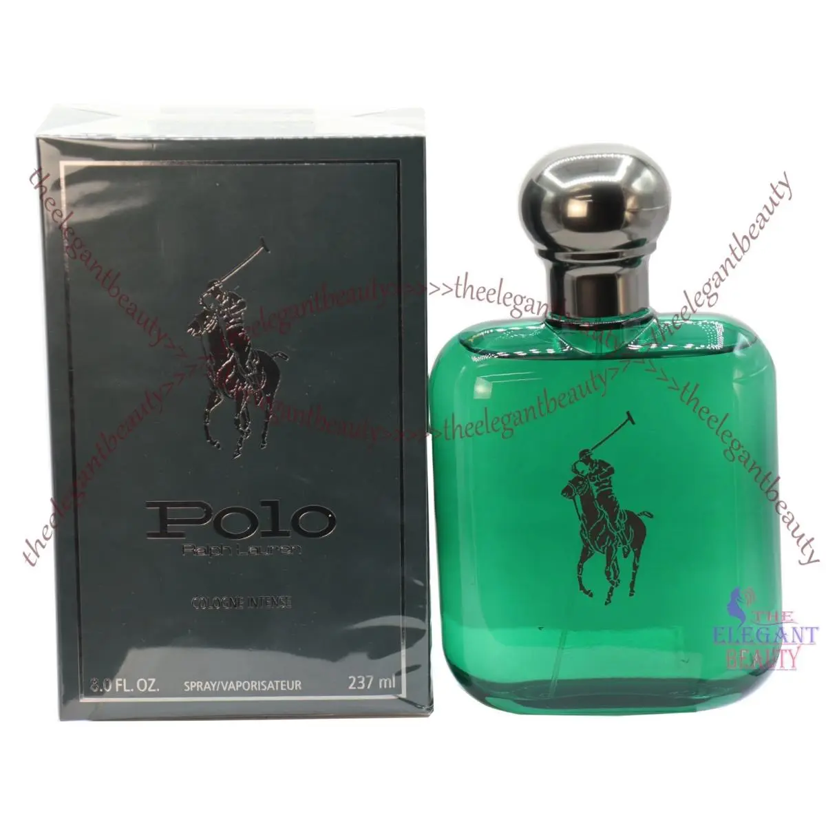 Polo Green Cologne Intense Spray By Ralph Lauren 8.0 oz/237 ml