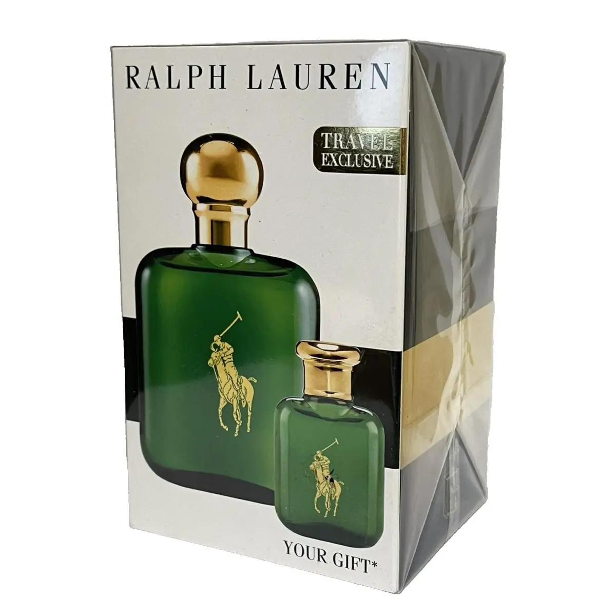 Polo Green by Ralph Lauren Set For Man Edt 4 oz + 0.5 oz