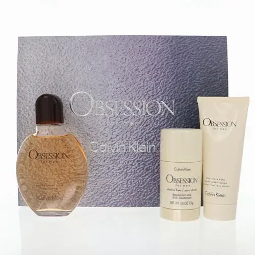 Obsession by Calvin Klein Gift Set For Men 4.2 Oz Eau De Toilette Spray