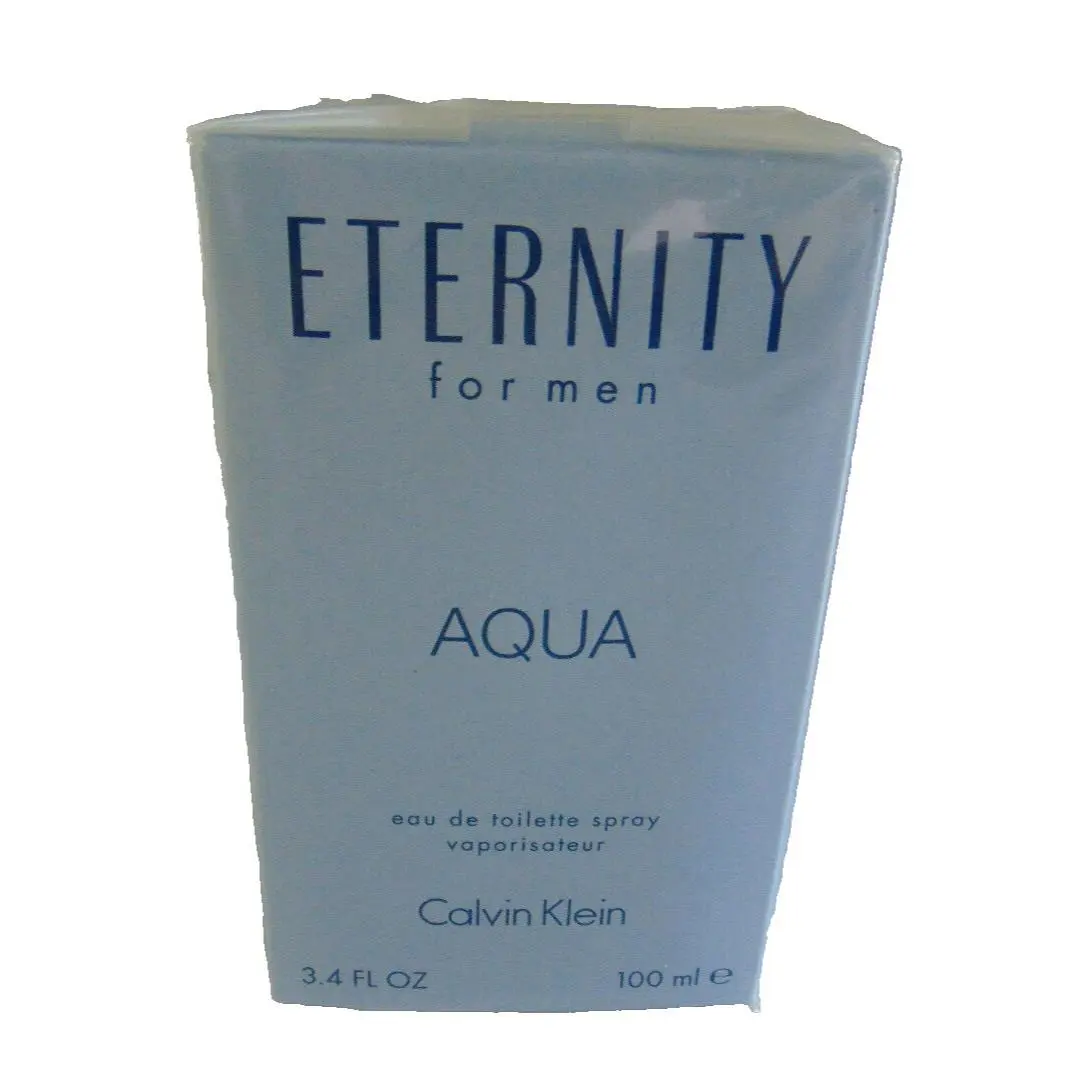 Calvin Klein Eternity For Men Aqua 3.4 Fl oz /100 ml Eau de Toilette Spray