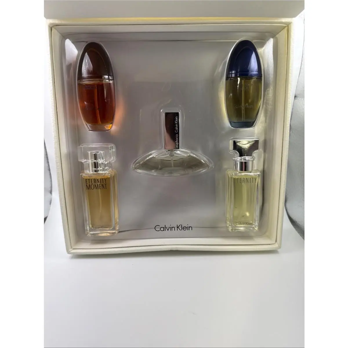 Calvin Klein Vintage Perfume Set Of 5 Obsession Euphoria Eternity Leather