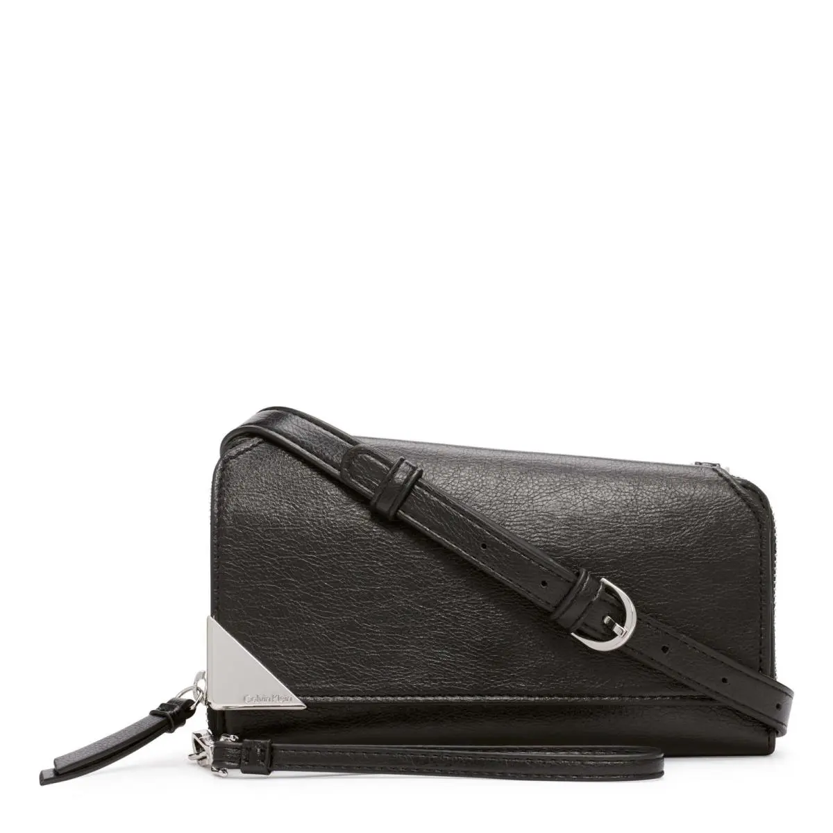 Calvin Klein Women`s Basalt Crossbody Bag – with Removable Purse Strap