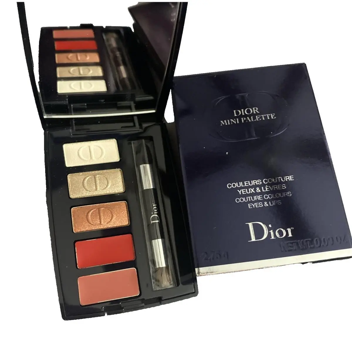 Mini Makeup Palette Couture Colours Eyes 637 664 797 Lips 999 169 + Brush by Dior