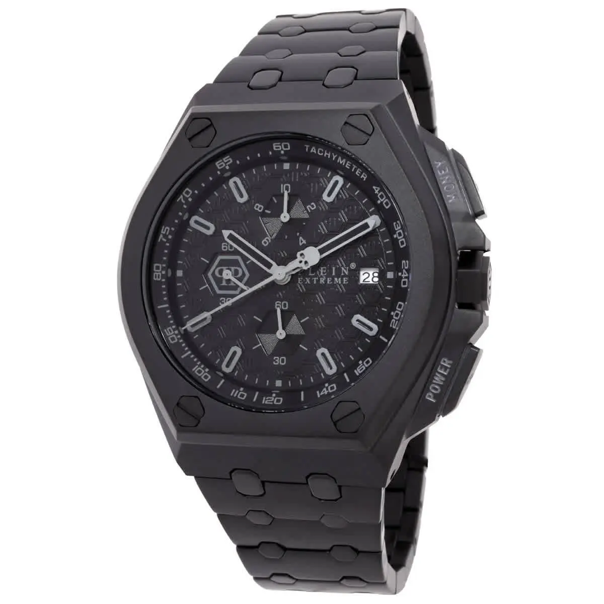 Philipp Plein Extreme Chronograph Quartz Black Dial Men`s Watch PWGAA0821