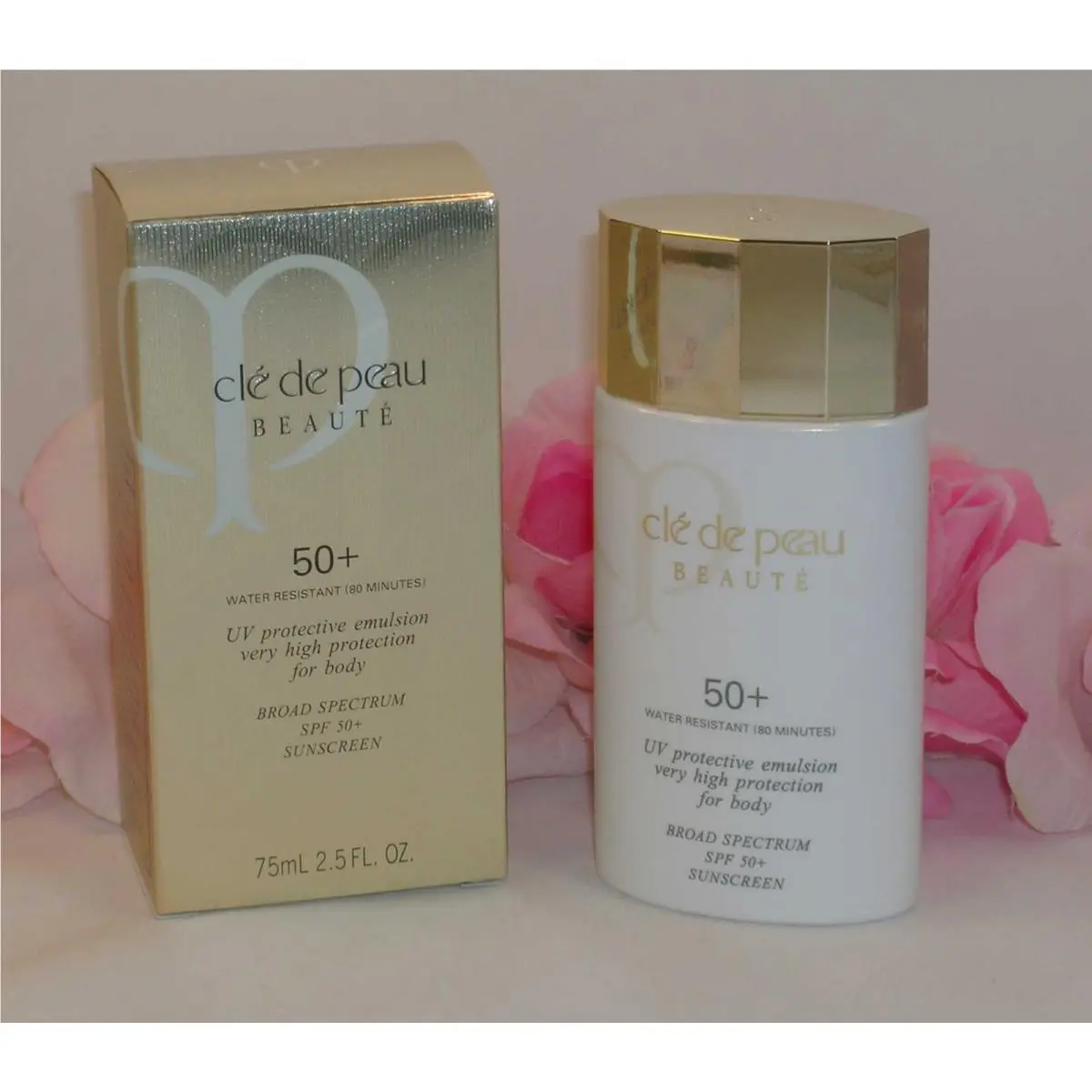 Shiseido Cle De Peau 50+ Water Resistant UV Protective Emulsion 2.5 Floz 7ml