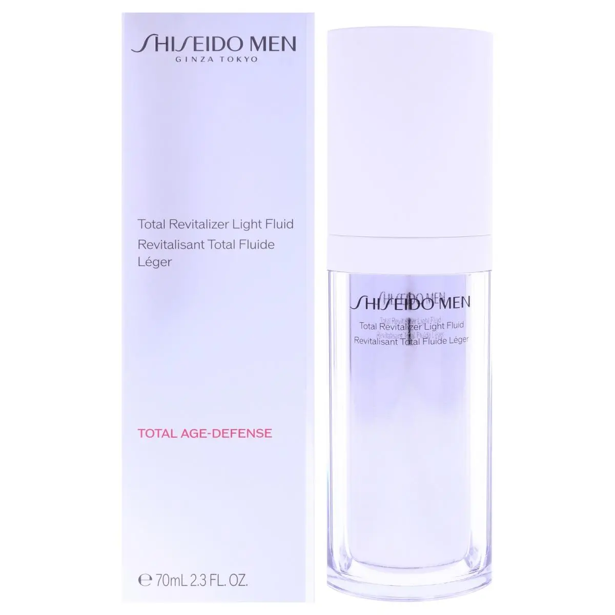Total Revitalizer Light Fluid by Shiseido For Men - 2.3 oz Serum