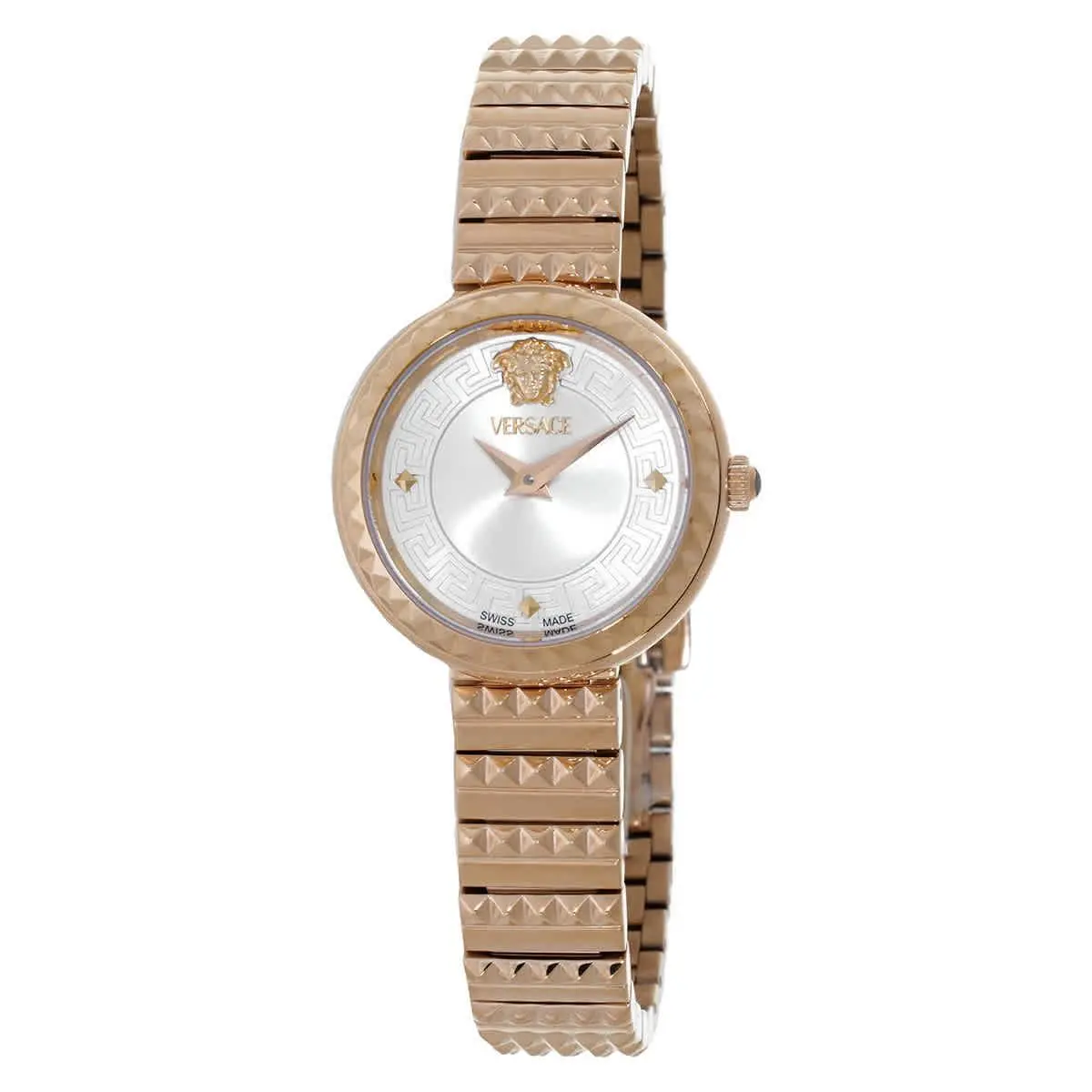 Versace Greca Goddess Petite Quartz Silver Dial Ladies Watch VEDFA0424