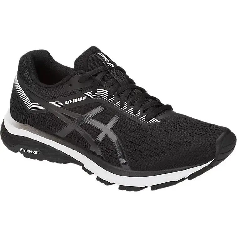 Asics GT-1000 7 Mens Running Shoes Black/white Size 10.5 M