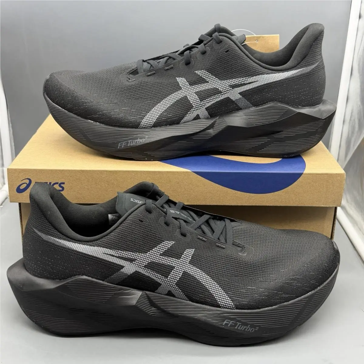 Asics Novablast 6 Mens Size 14 Black Running Shoes Gym Training Sneakers