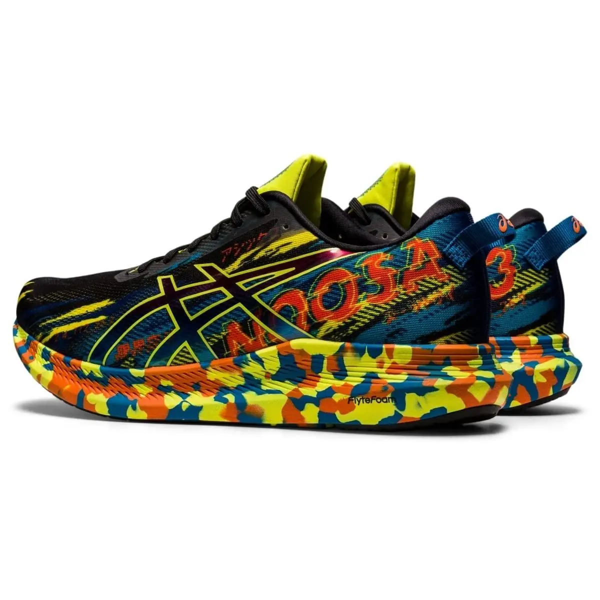 Size 11.5 - Asics Noosa Tri 13 Color Injection Pack - Black Sour Yuzu