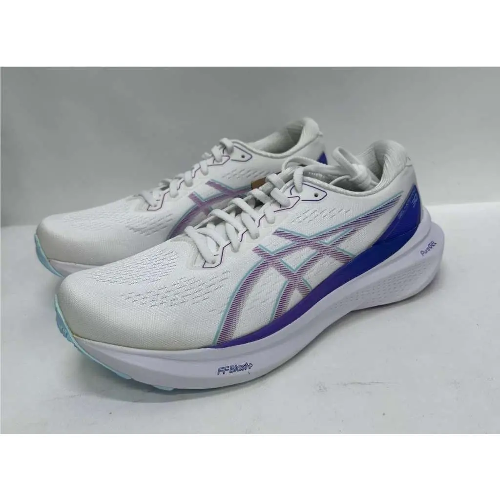 Asics shoes - ASICS GEL-Kayano - White Cyber Grape 3