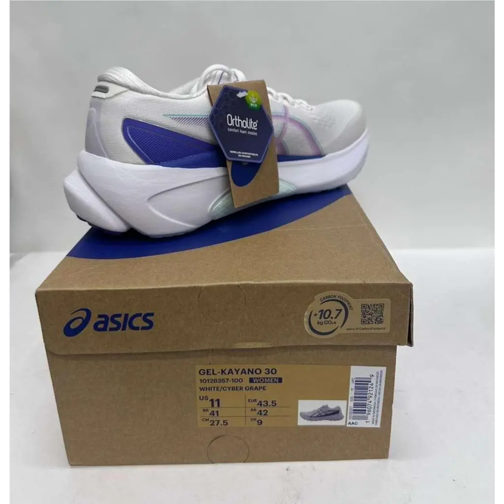 Asics shoes - ASICS GEL-Kayano - White Cyber Grape 5