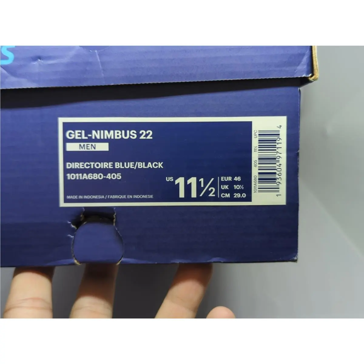 Asics shoes - ASICS Gel Nimbus - Gel Nimbus - 1011A680-405 - Blue (UPC: 193604971194) 8