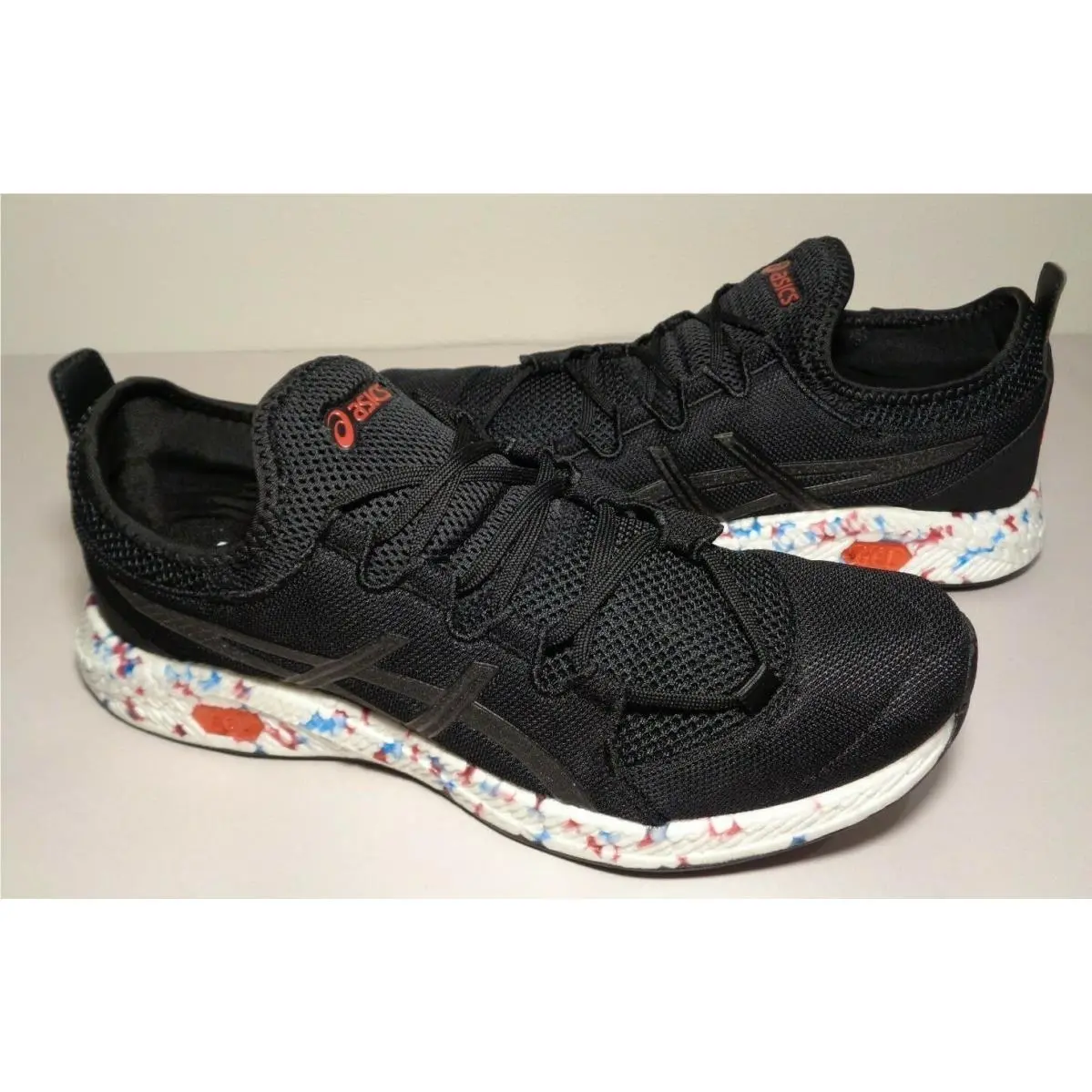 Asics Size 10.5 M Hypergel-sai Black Samba Running Sneakers Men`s Shoes