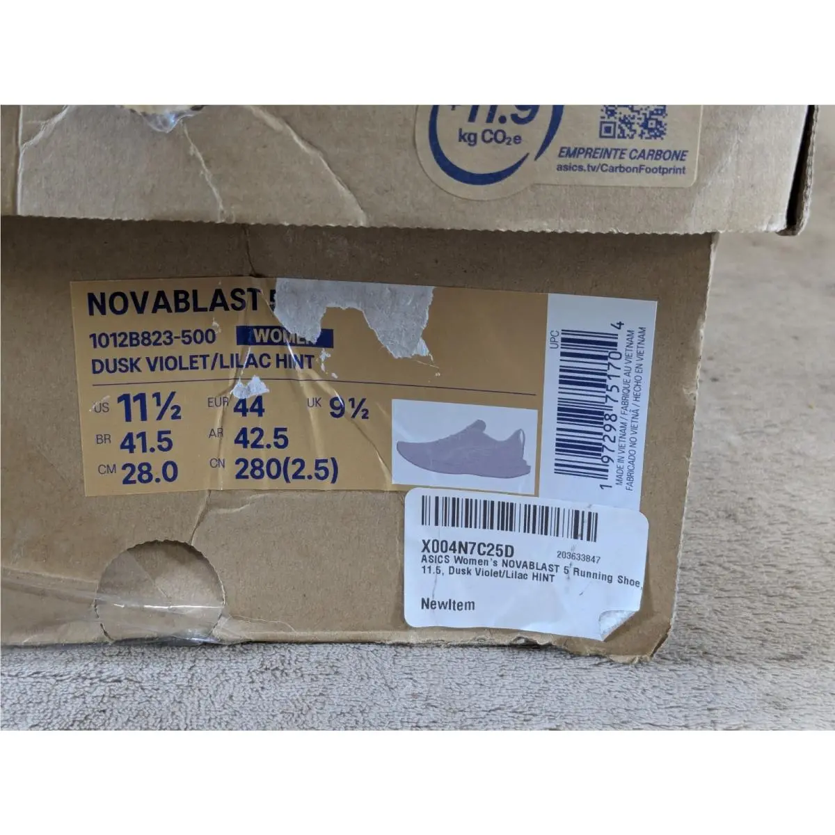 Asics shoes - ASICS Novablast - Novablast - Purple 17