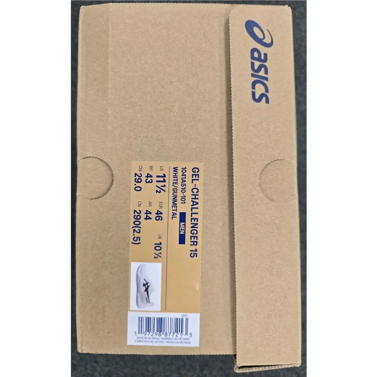 Asics shoes - ASICS GEL-Challenger - White/Gunmetal 3