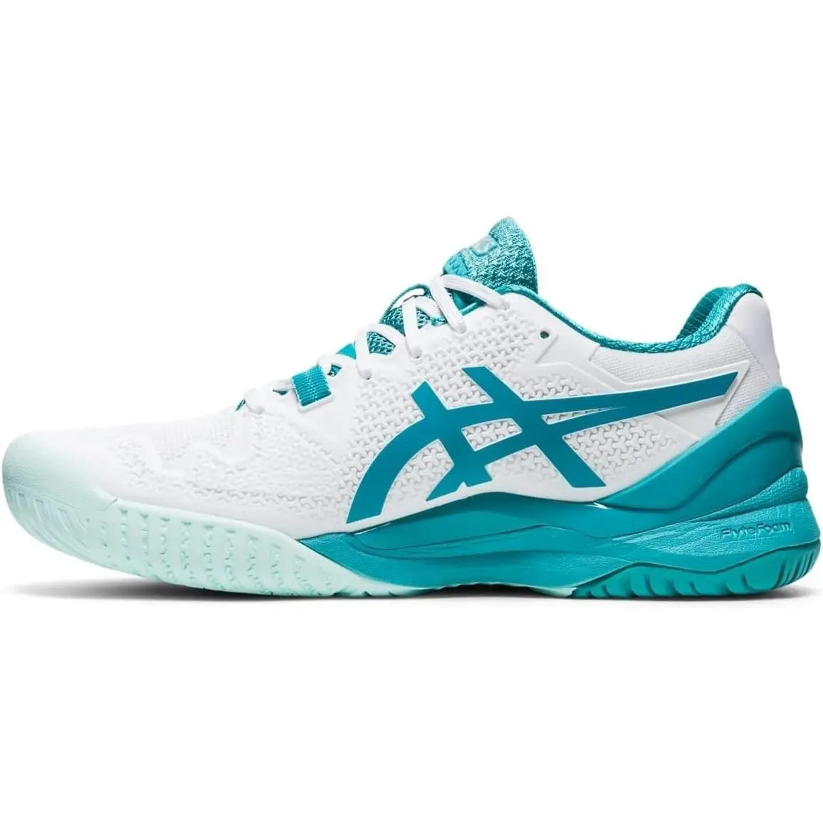 Asics shoes - ASICS Gel-Resolution 8 - 1042A072-106 - White/Lagoon 0