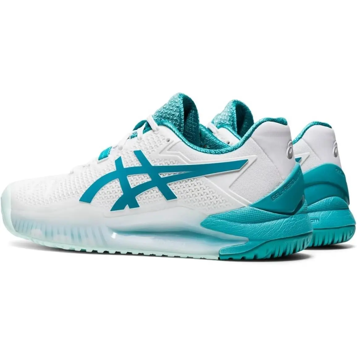 Asics shoes - ASICS Gel-Resolution 8 - 1042A072-106 - White/Lagoon 2