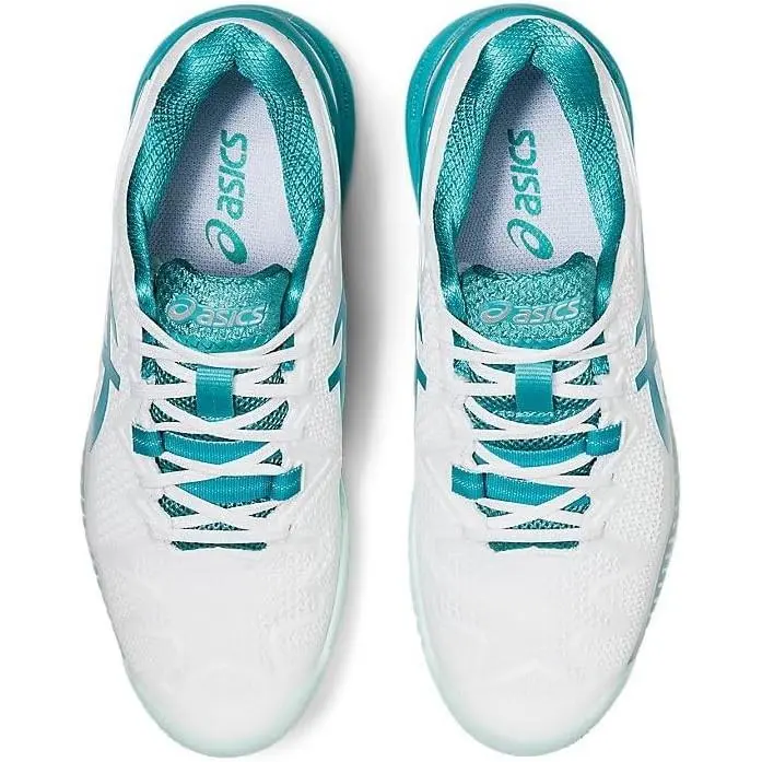 Asics shoes - ASICS Gel-Resolution 8 - 1042A072-106 - White/Lagoon 4