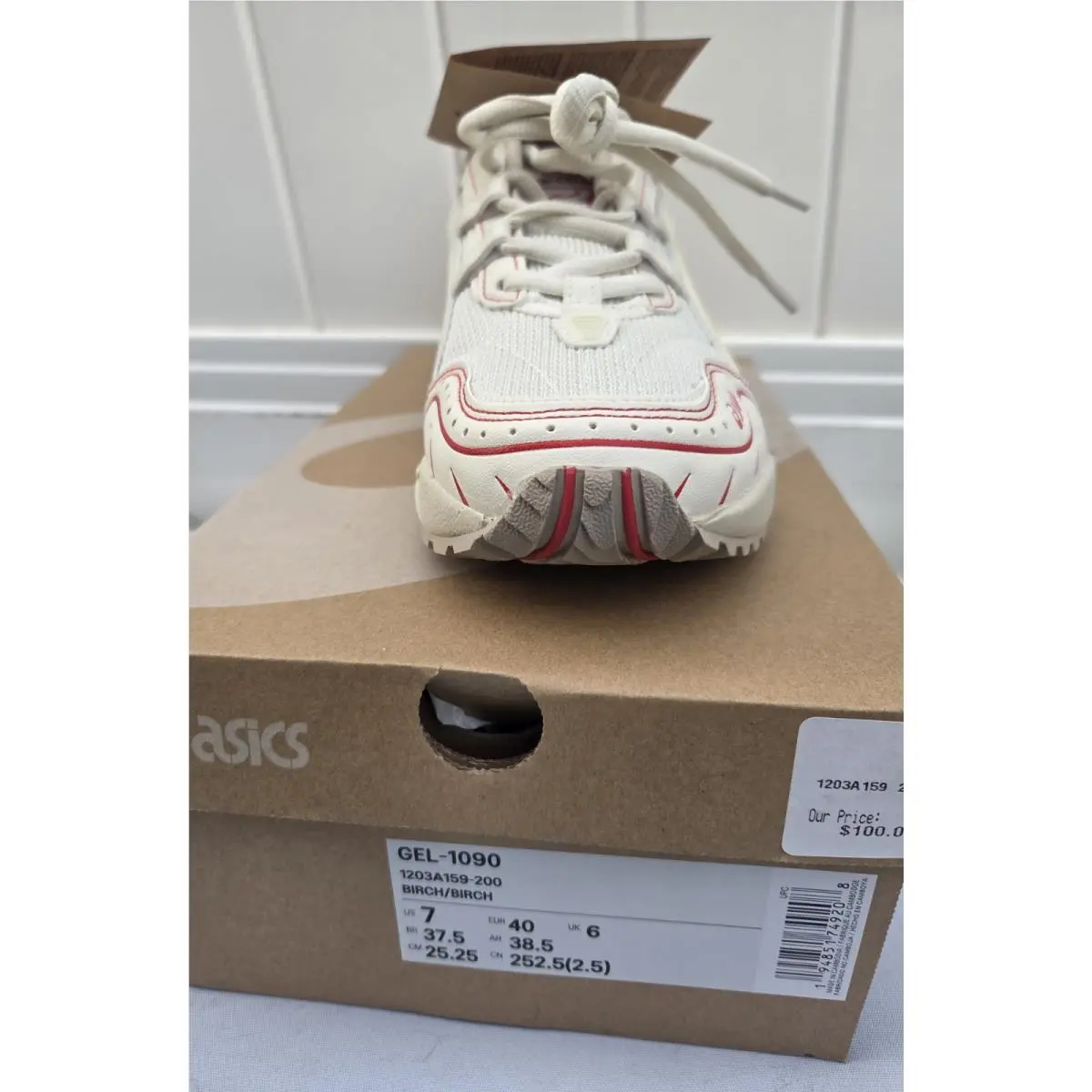 Asics shoes - birch (UPC: 194851749208) 2