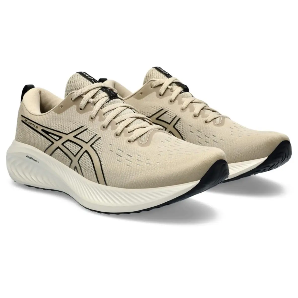 Asics Gel Excite 10 Men`s Running Shoes Size 8 Feather Grey/black