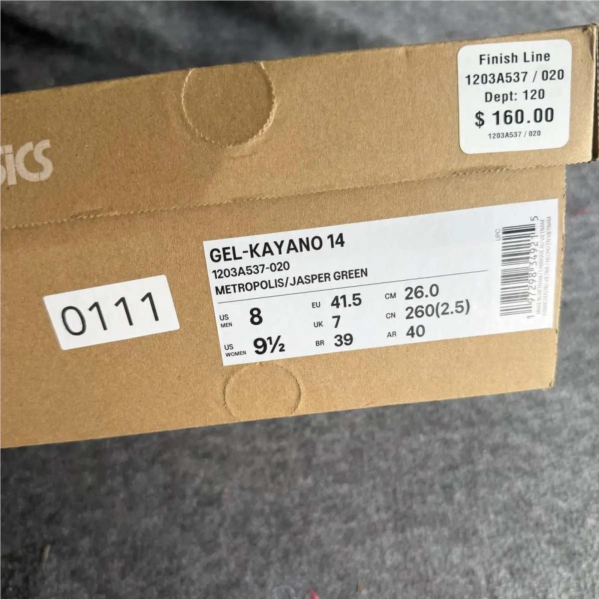 Asics shoes - ASICS GEL-Kayano 14 - Gray 7