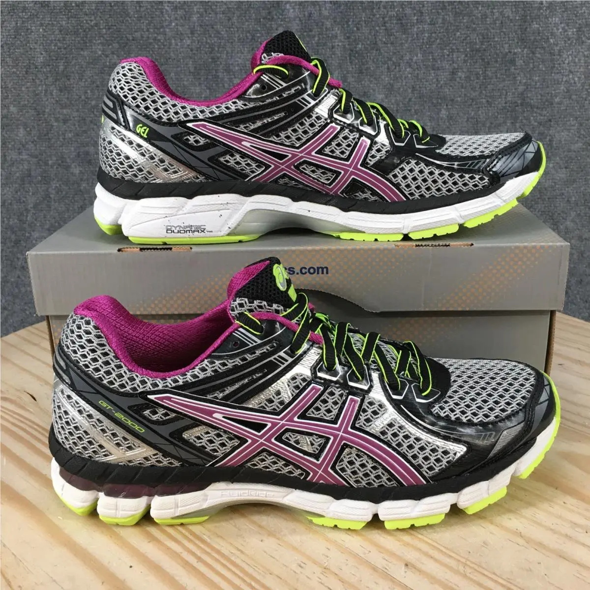 Asics GT-2000 Shoes Womens 9 AA Running Sneakers T3Q6N Gray Multicolor