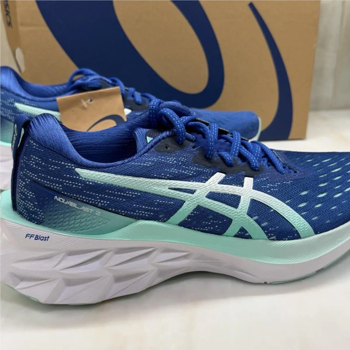 Asics shoes - ASICS Novablast - Novablast - 1012BO49 - Lapis Lazuli Blue/White 4