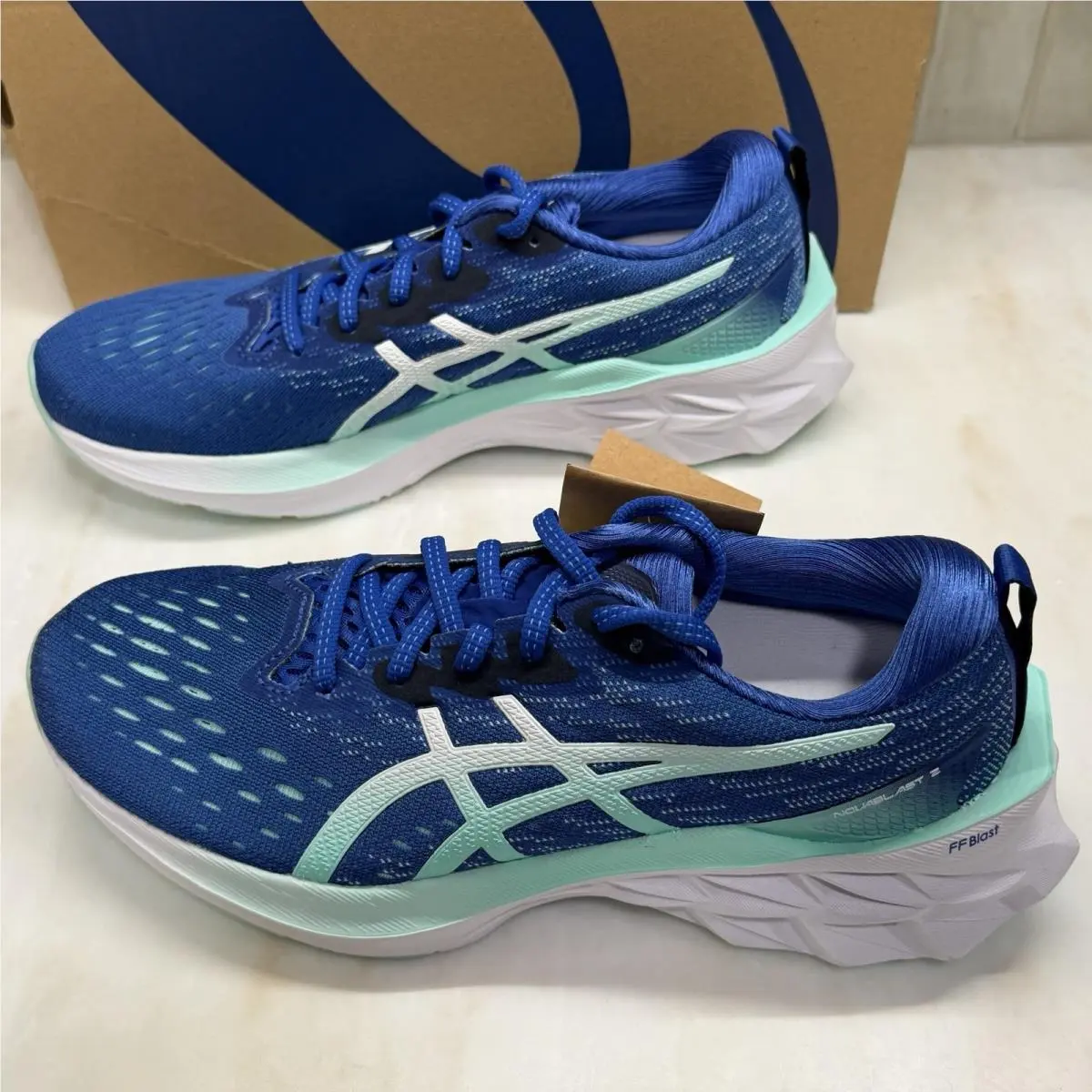 Asics shoes - ASICS Novablast - Novablast - 1012BO49 - Lapis Lazuli Blue/White 2