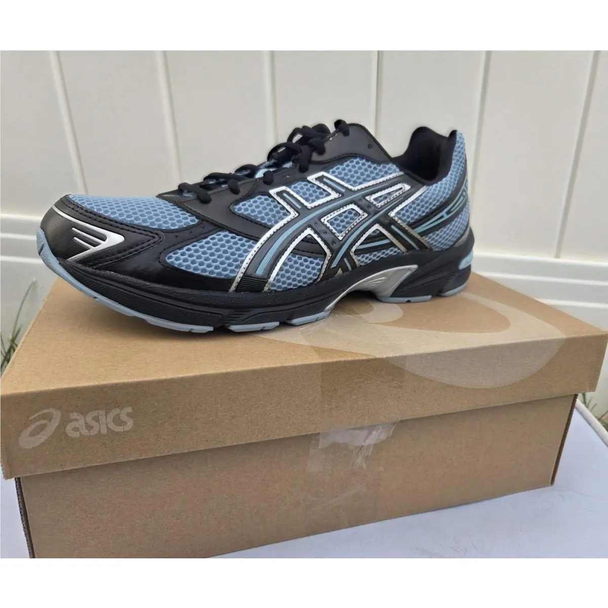 Asics Gel-1130 Mist Blue/black Atletic Shoes Men Sz 11US Women`s Sz 12.5US