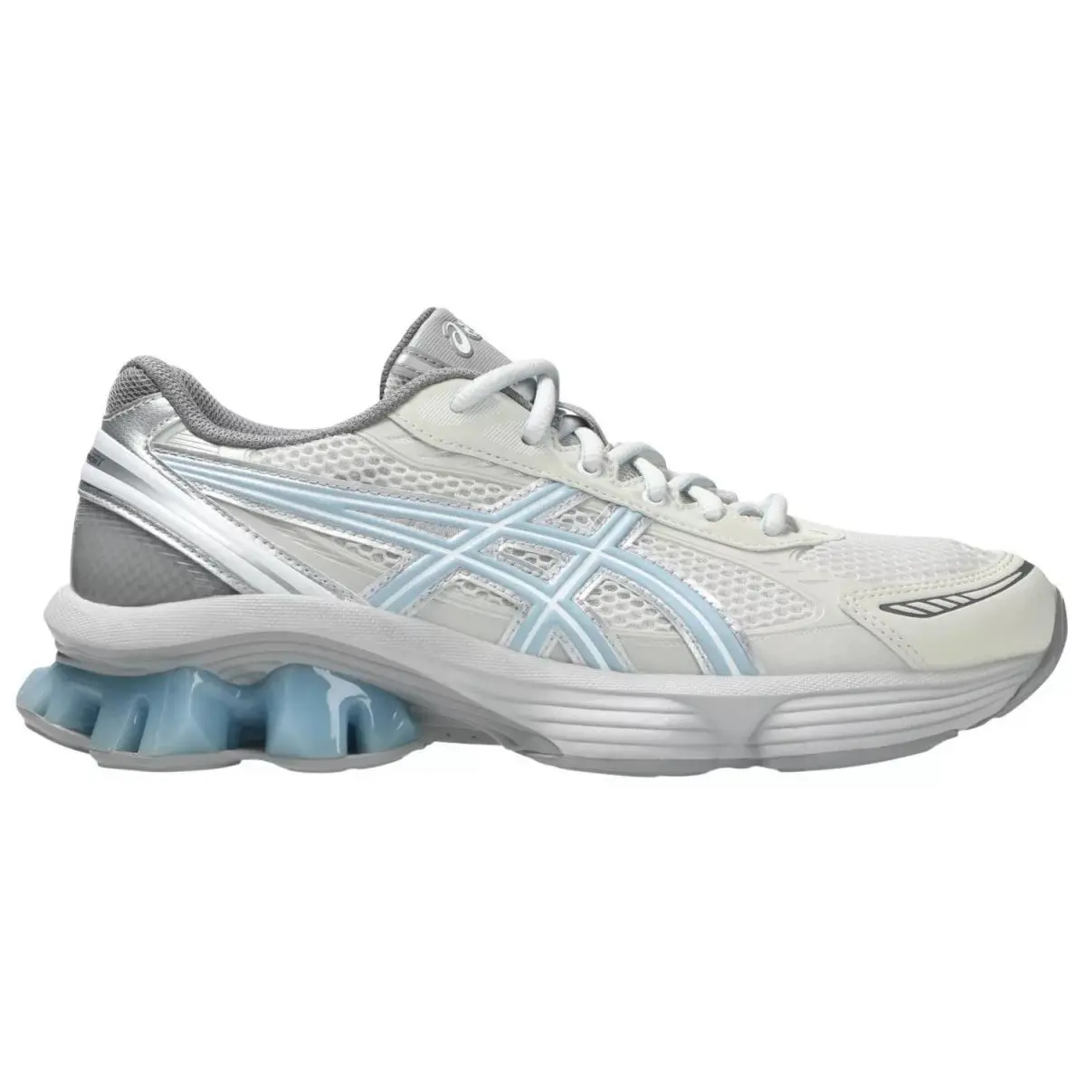Asics Men’s Gel Kinetic Fluent Cream Soft Sky Blue Size 9 - Ivory, Manufacturer: Cream/Soft Sky