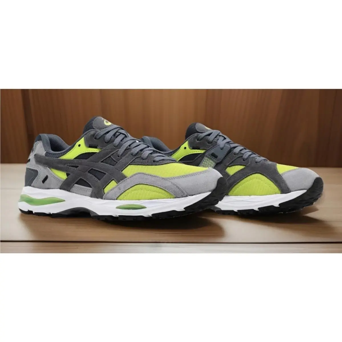 Asics Gel-mc Plus Neon Lime Gray Metropolis Shoes Mens Size 9