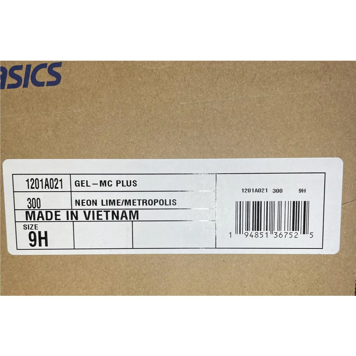 Asics shoes - 1201A021 - 1201A021 - Gray Neon Lime (UPC: 194851367525) 8