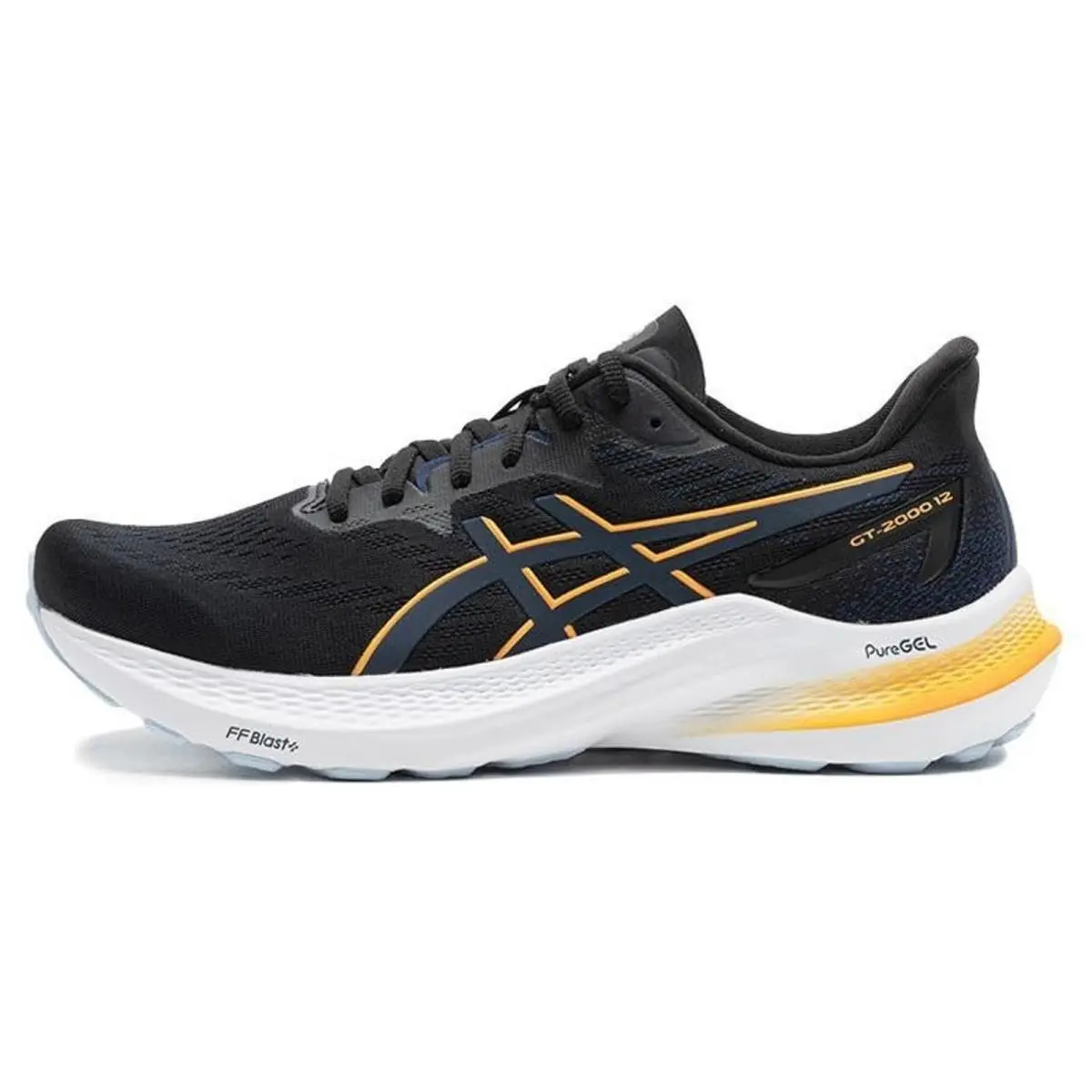 Asics shoes - Black / Fellow Yellow 1