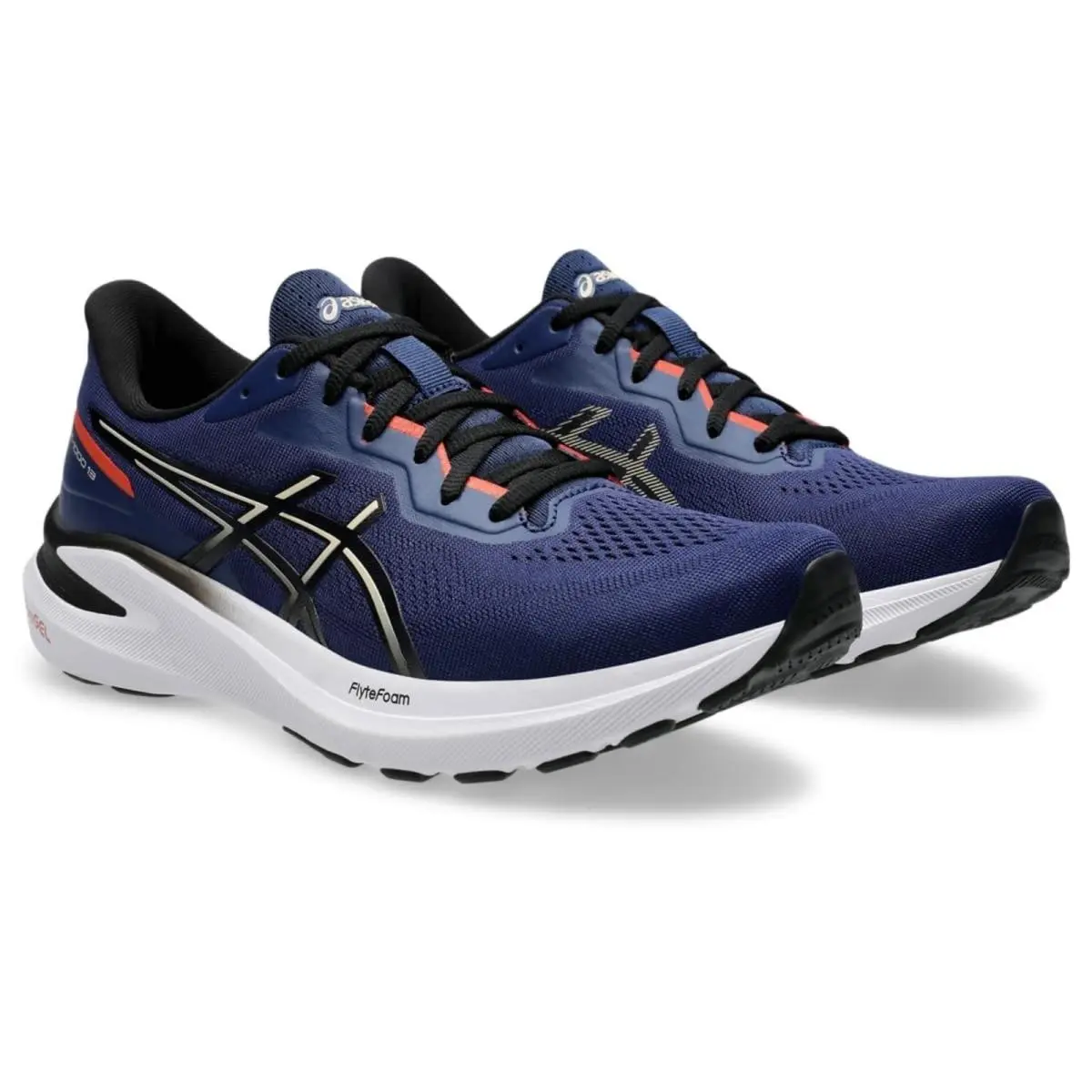 Asics GT-1000 13 Mens Running Shoes Size 8.5 M Blue Expanse/feather Grey