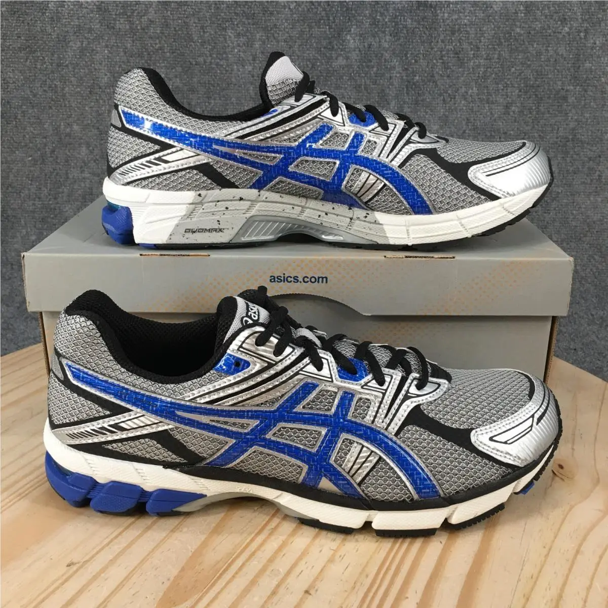 Asics GT-1000 Running Shoes Mens 12.5 4E Sneakers Low Leather Multicolor T2L3N