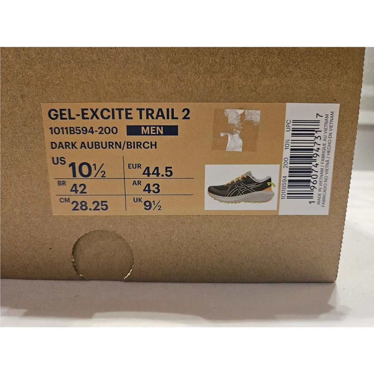Asics shoes - ASICS Gel Excite - Gel Excite - 1011B594-200 - Brown 0