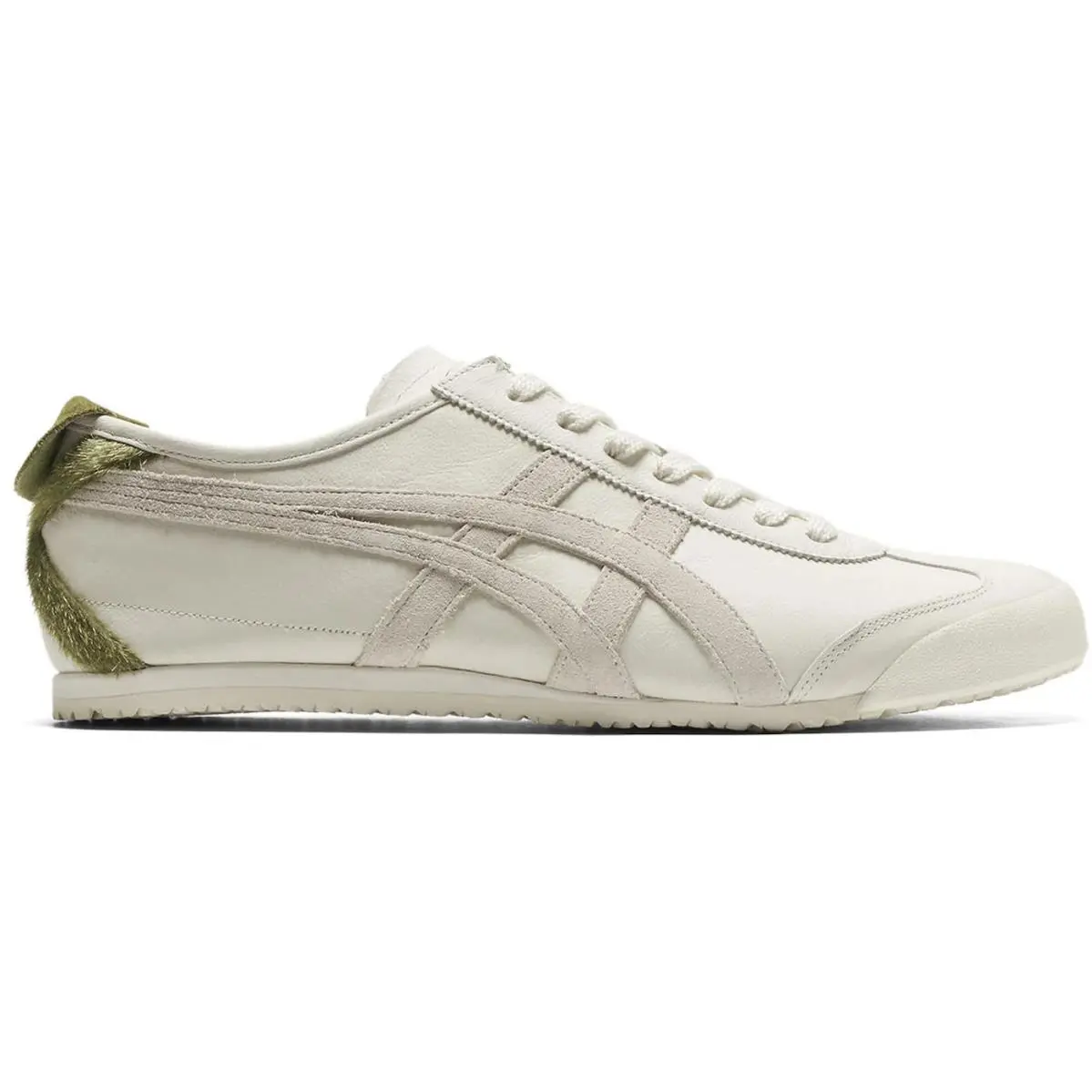 Asics Size 8.5 Onitsuka Tiger Mexico 66 Cream Bronze Green